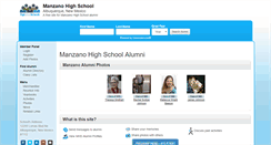 Desktop Screenshot of manzanohighschool.org