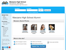 Tablet Screenshot of manzanohighschool.org